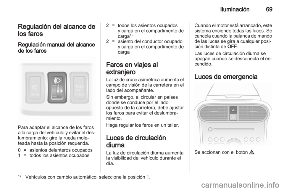 OPEL AGILA 2011  Manual de Instrucciones (in Spanish) 