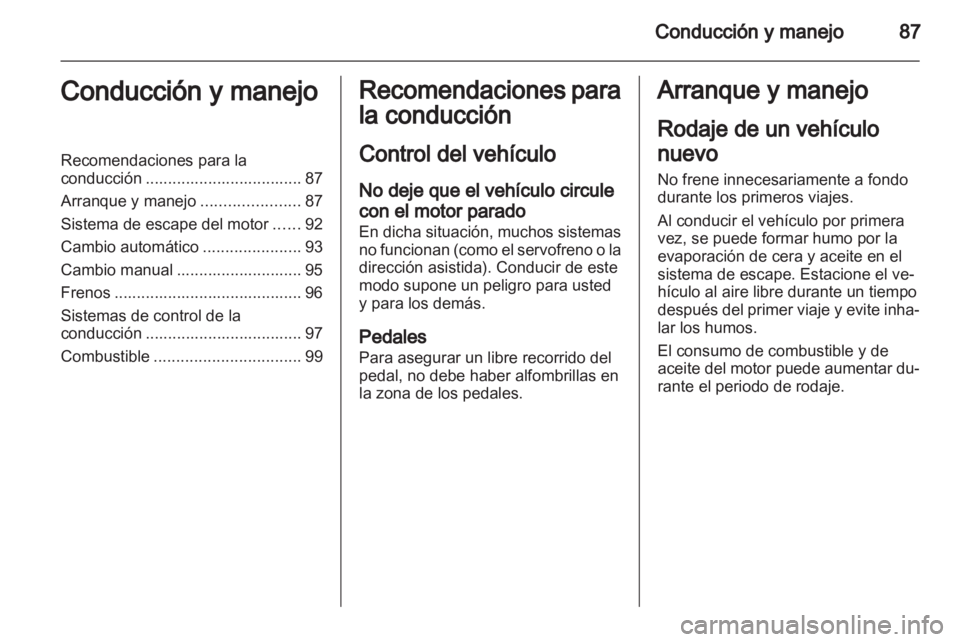 OPEL AGILA 2011  Manual de Instrucciones (in Spanish) 