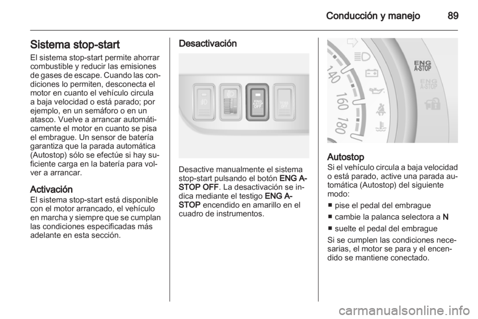 OPEL AGILA 2011  Manual de Instrucciones (in Spanish) 