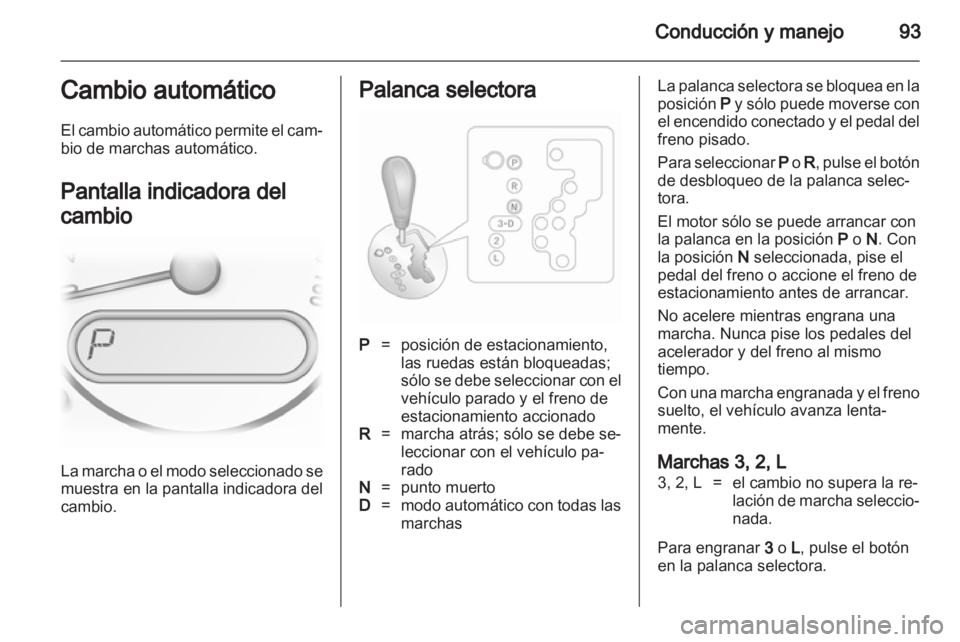 OPEL AGILA 2011  Manual de Instrucciones (in Spanish) 