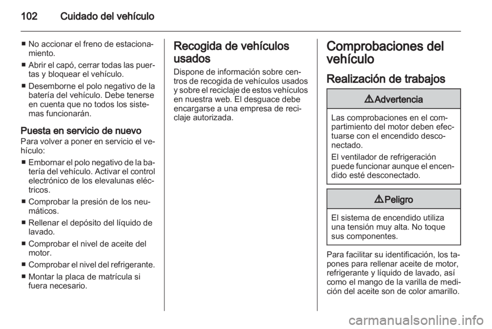OPEL AGILA 2012  Manual de Instrucciones (in Spanish) 