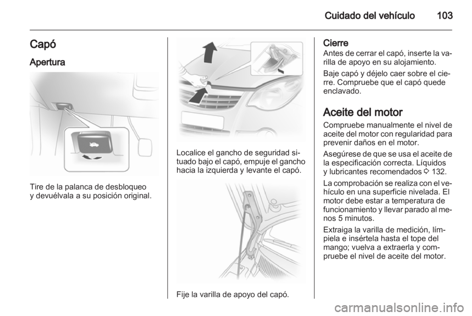 OPEL AGILA 2012  Manual de Instrucciones (in Spanish) 