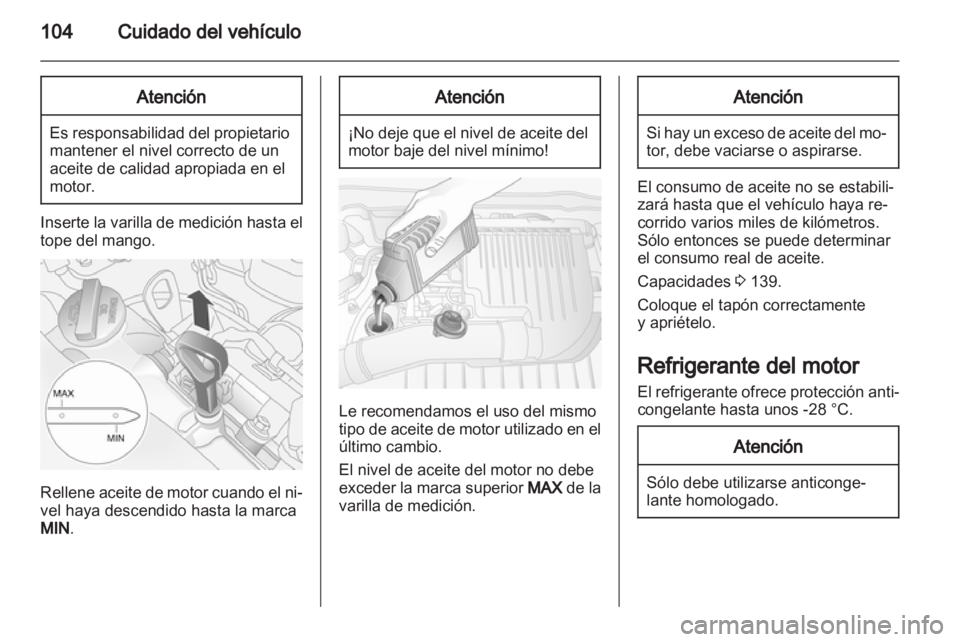 OPEL AGILA 2012  Manual de Instrucciones (in Spanish) 