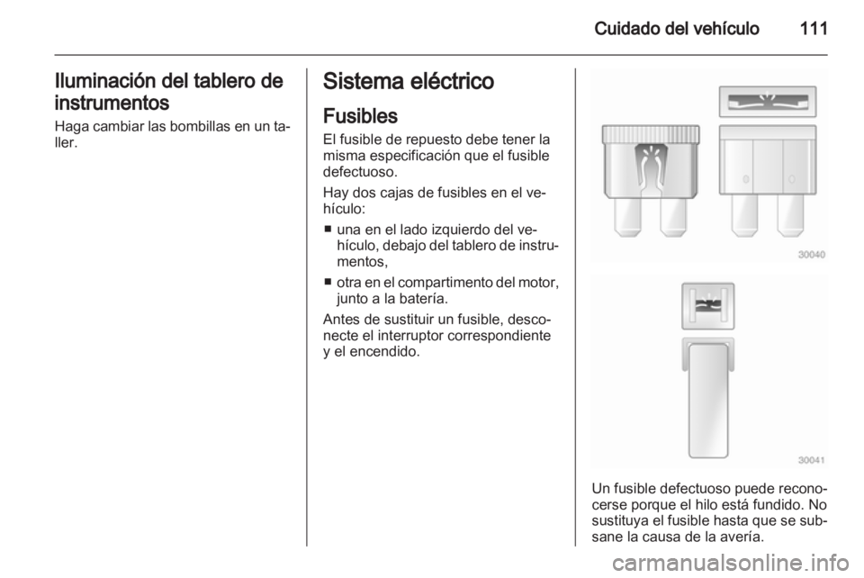OPEL AGILA 2012  Manual de Instrucciones (in Spanish) 