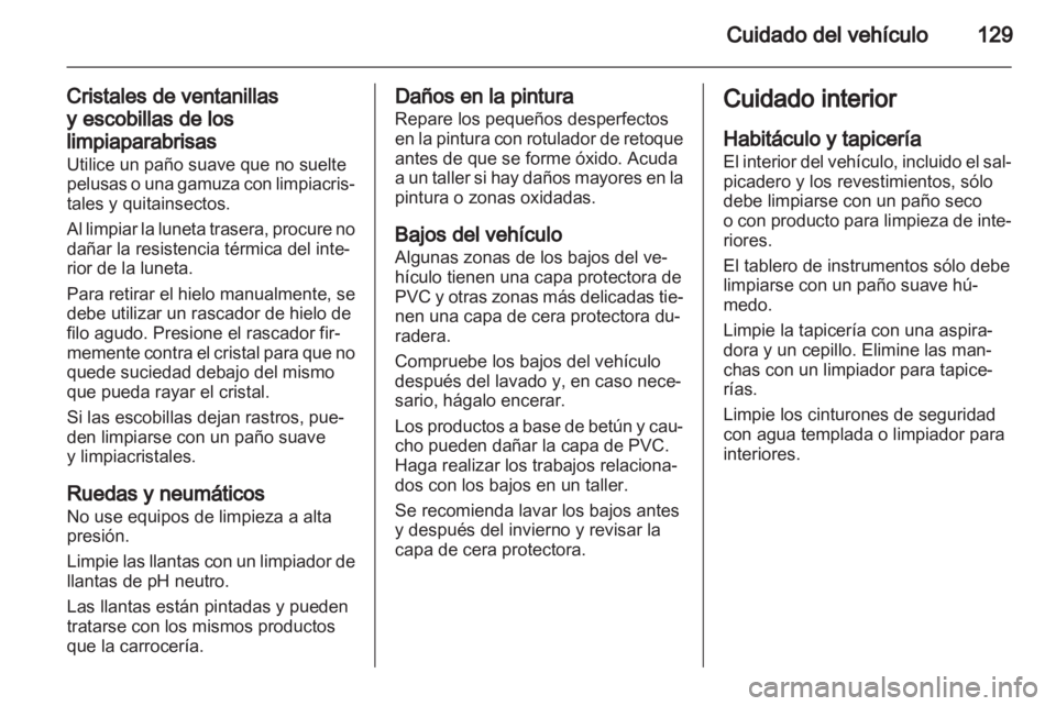 OPEL AGILA 2012  Manual de Instrucciones (in Spanish) 