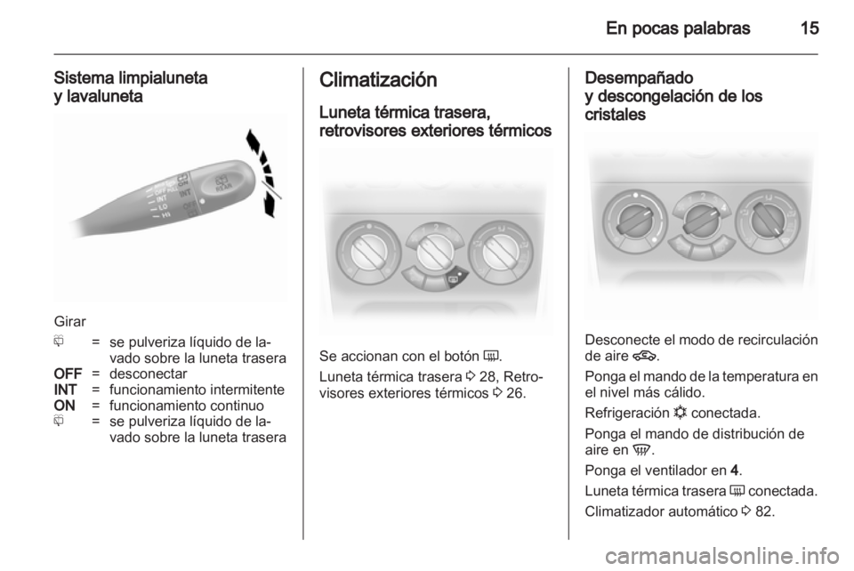 OPEL AGILA 2012  Manual de Instrucciones (in Spanish) 