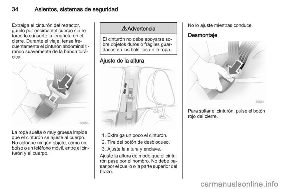 OPEL AGILA 2012  Manual de Instrucciones (in Spanish) 