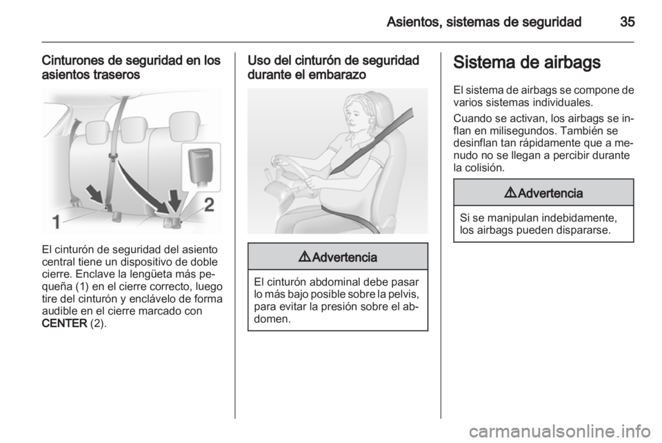 OPEL AGILA 2012  Manual de Instrucciones (in Spanish) 