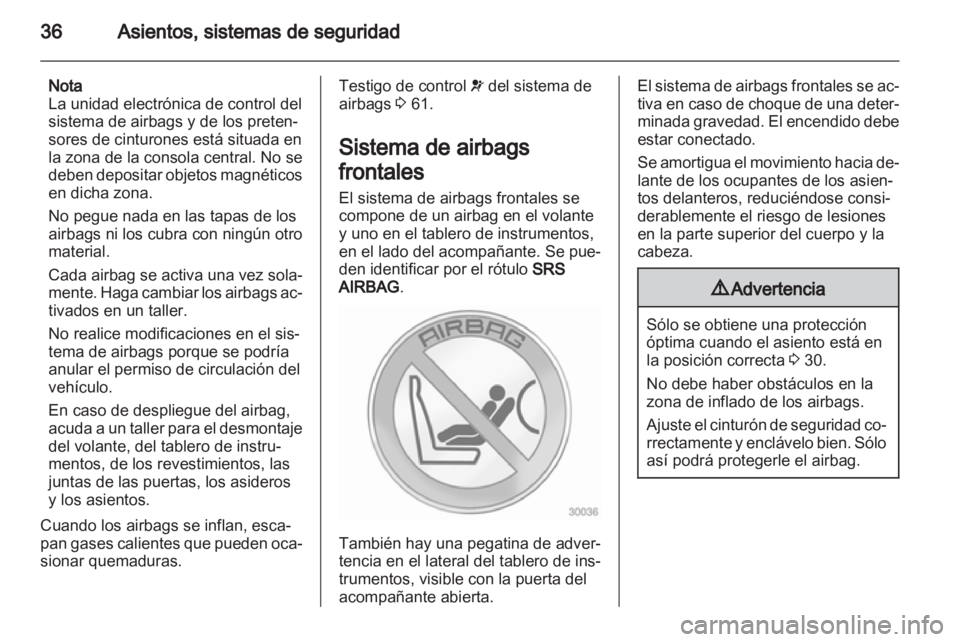 OPEL AGILA 2012  Manual de Instrucciones (in Spanish) 