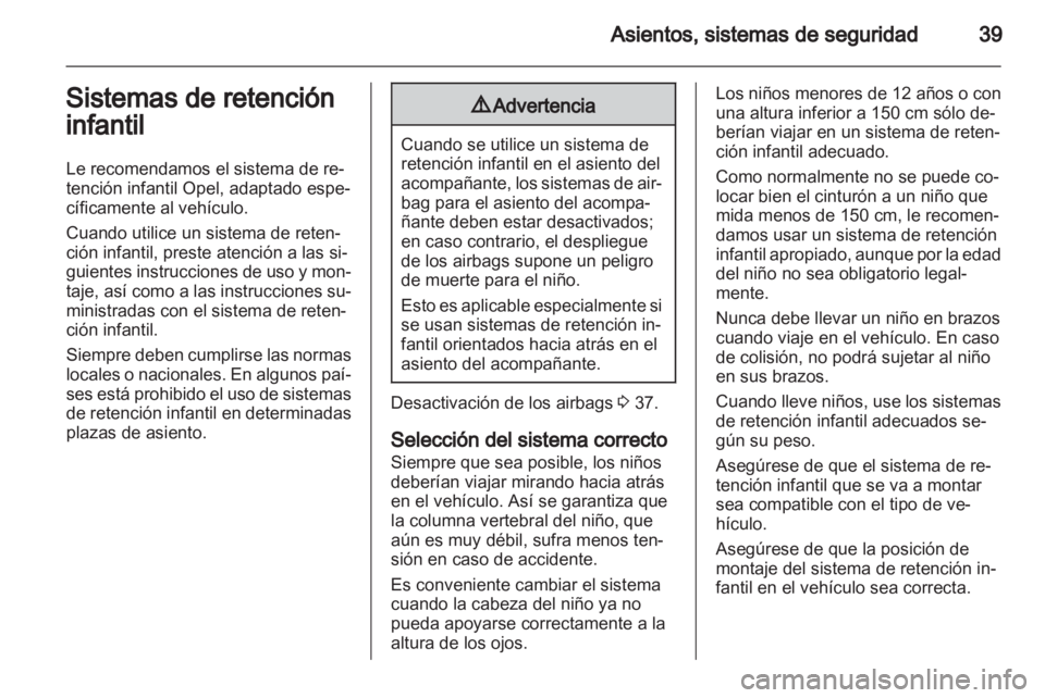 OPEL AGILA 2012  Manual de Instrucciones (in Spanish) 
