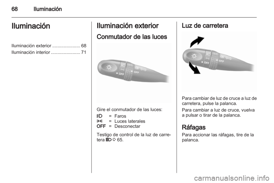OPEL AGILA 2012  Manual de Instrucciones (in Spanish) 