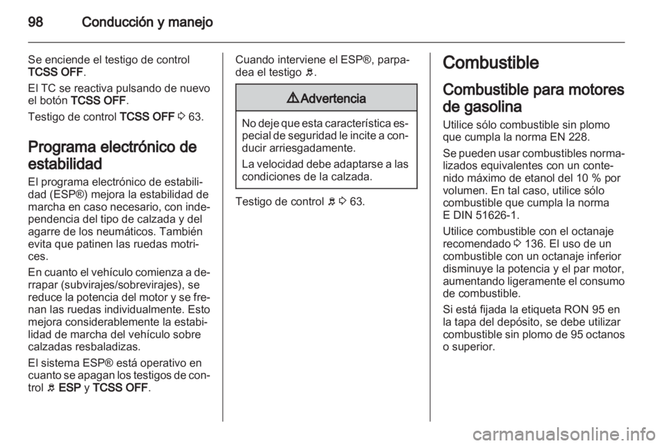 OPEL AGILA 2012  Manual de Instrucciones (in Spanish) 