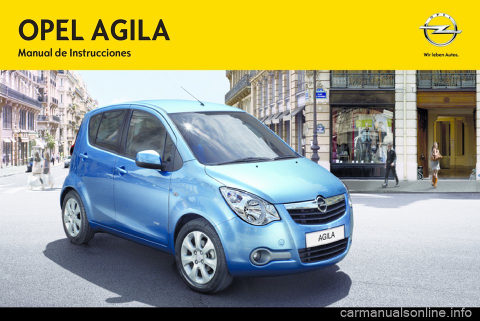 OPEL AGILA 2012.5  Manual de Instrucciones (in Spanish) 