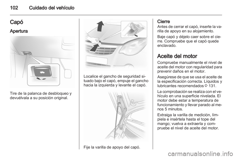 OPEL AGILA 2012.5  Manual de Instrucciones (in Spanish) 