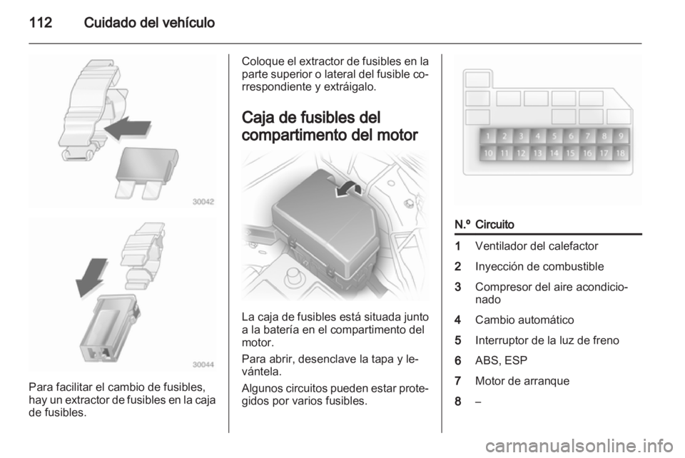 OPEL AGILA 2012.5  Manual de Instrucciones (in Spanish) 