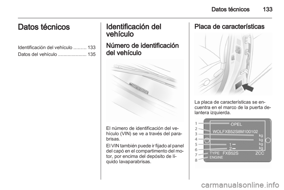 OPEL AGILA 2012.5  Manual de Instrucciones (in Spanish) 