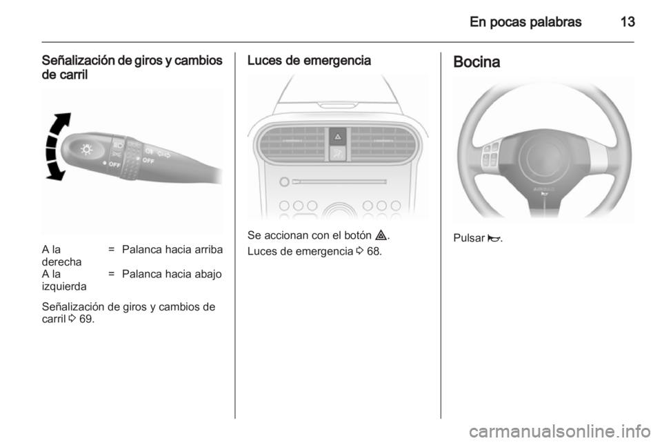 OPEL AGILA 2012.5  Manual de Instrucciones (in Spanish) 