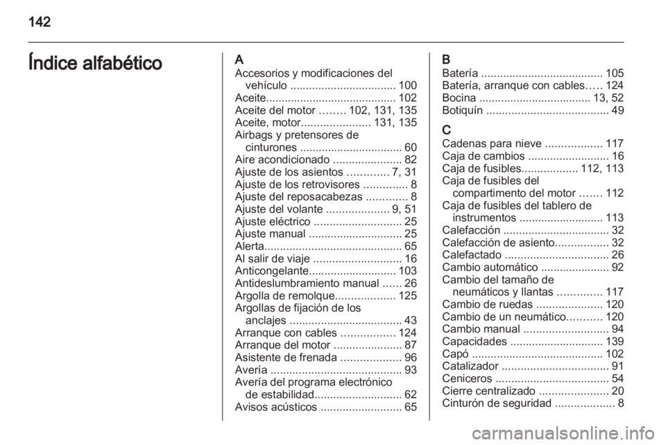 OPEL AGILA 2012.5  Manual de Instrucciones (in Spanish) 