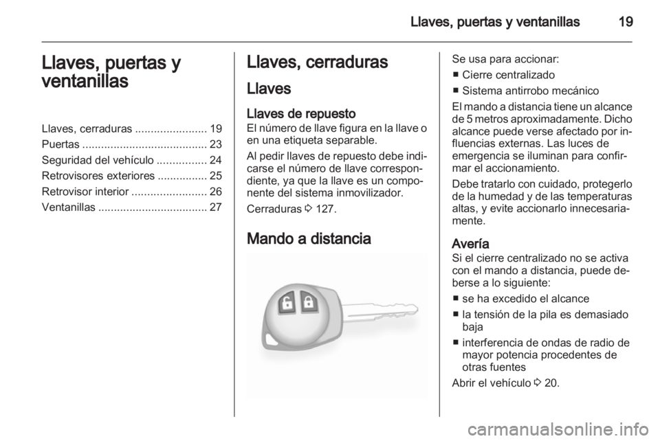 OPEL AGILA 2012.5  Manual de Instrucciones (in Spanish) 