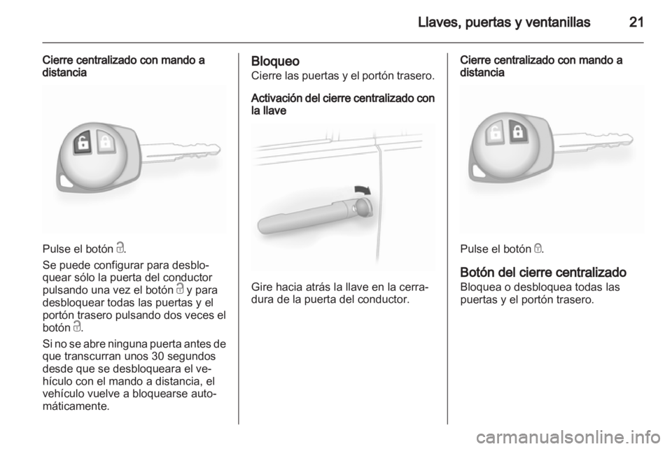 OPEL AGILA 2012.5  Manual de Instrucciones (in Spanish) 