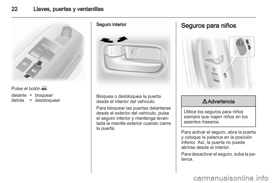 OPEL AGILA 2012.5  Manual de Instrucciones (in Spanish) 