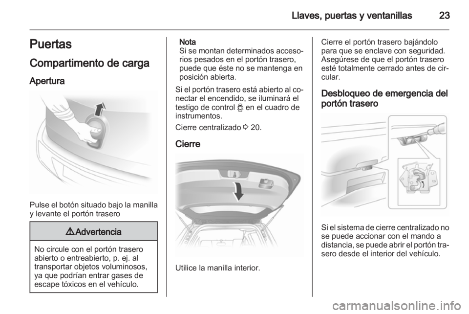 OPEL AGILA 2012.5  Manual de Instrucciones (in Spanish) 