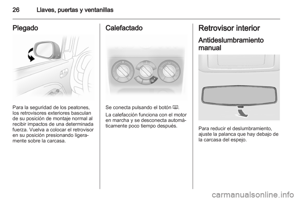 OPEL AGILA 2012.5  Manual de Instrucciones (in Spanish) 