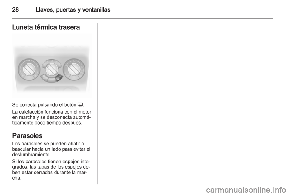 OPEL AGILA 2012.5  Manual de Instrucciones (in Spanish) 