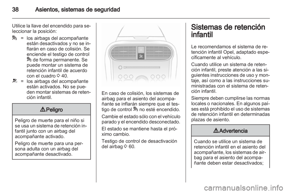 OPEL AGILA 2012.5  Manual de Instrucciones (in Spanish) 