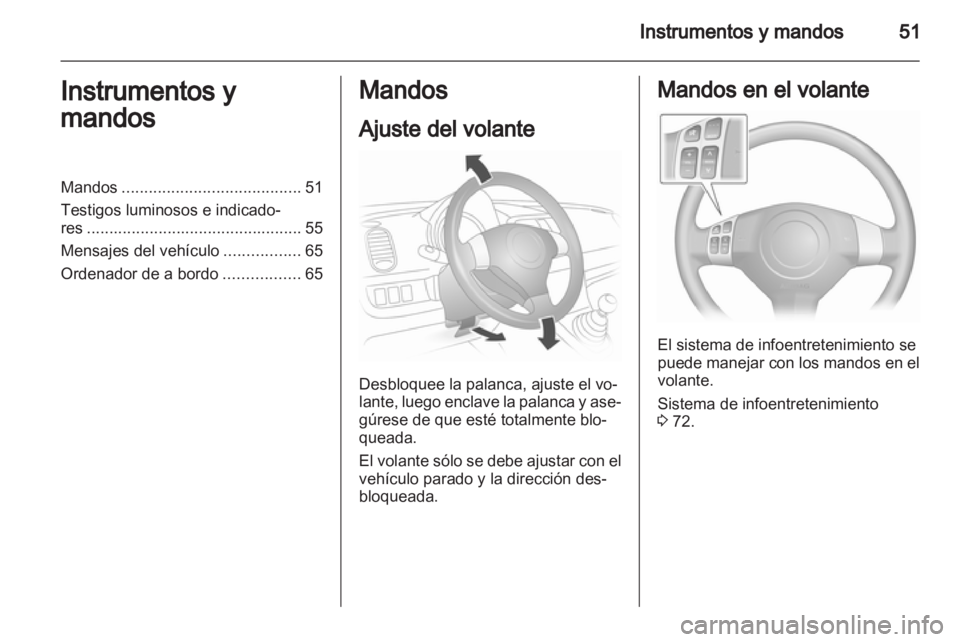 OPEL AGILA 2012.5  Manual de Instrucciones (in Spanish) 