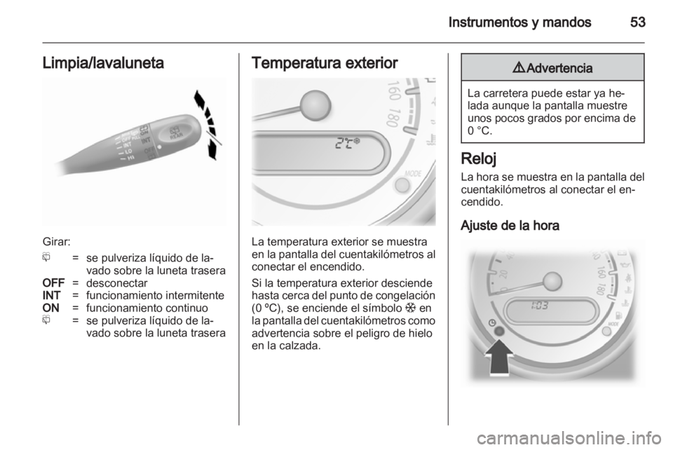 OPEL AGILA 2012.5  Manual de Instrucciones (in Spanish) 