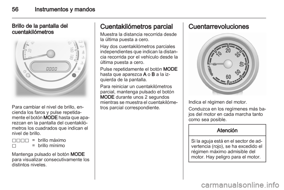 OPEL AGILA 2012.5  Manual de Instrucciones (in Spanish) 