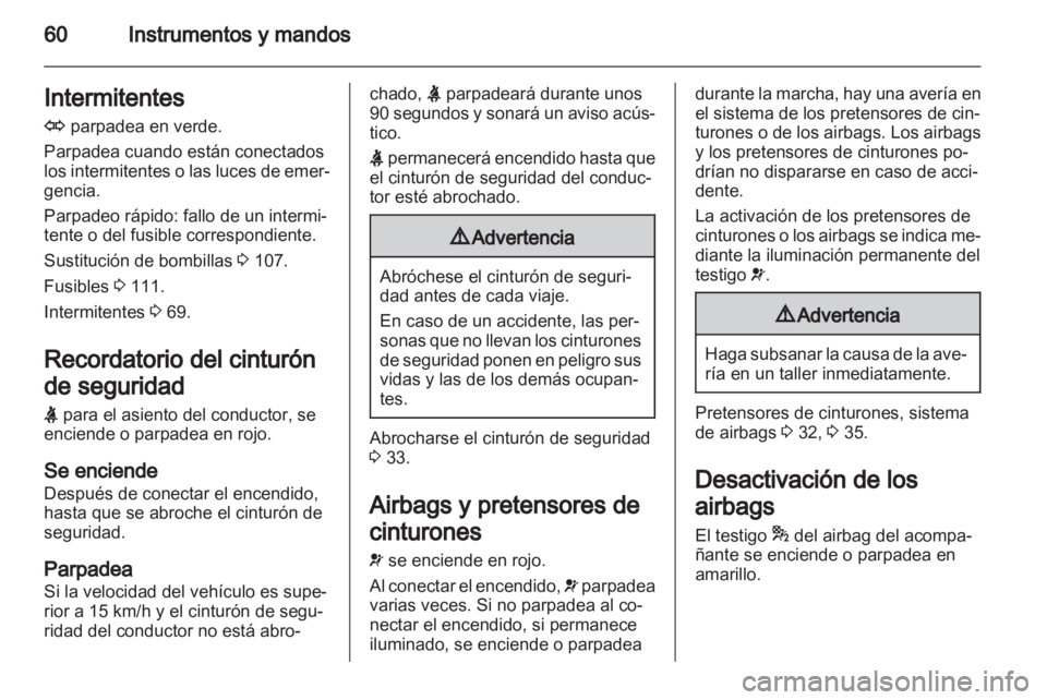 OPEL AGILA 2012.5  Manual de Instrucciones (in Spanish) 
