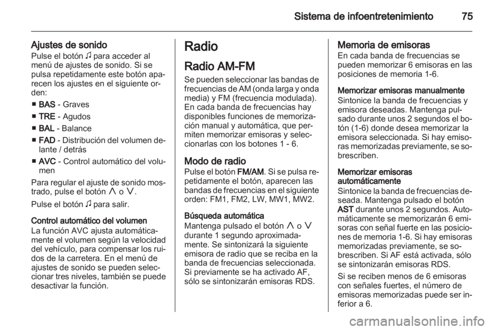 OPEL AGILA 2012.5  Manual de Instrucciones (in Spanish) 