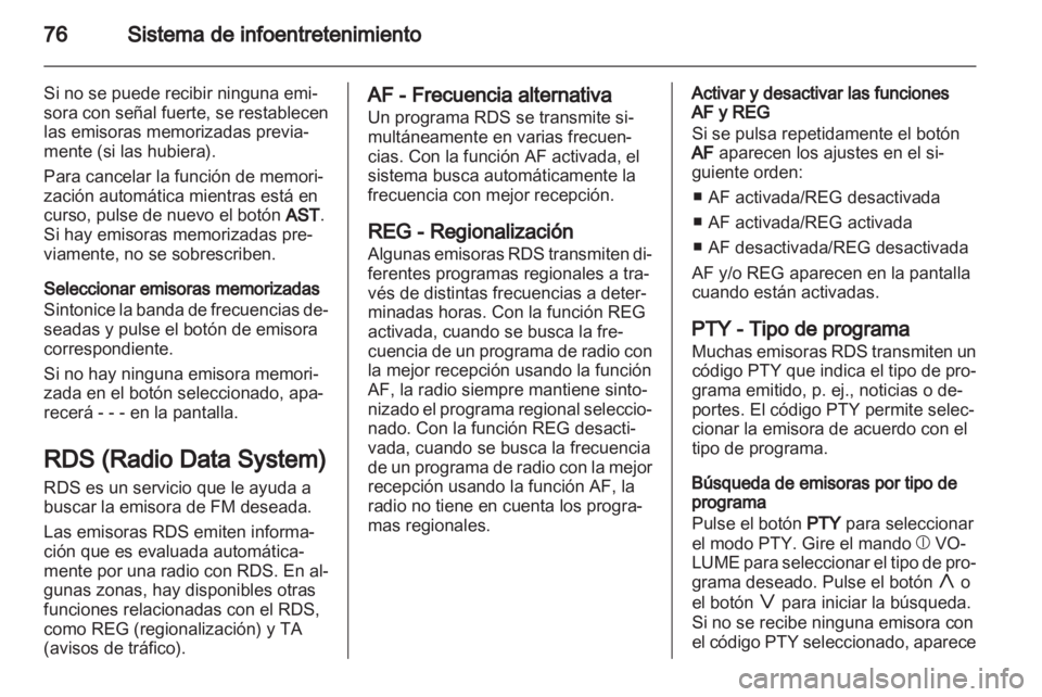 OPEL AGILA 2012.5  Manual de Instrucciones (in Spanish) 