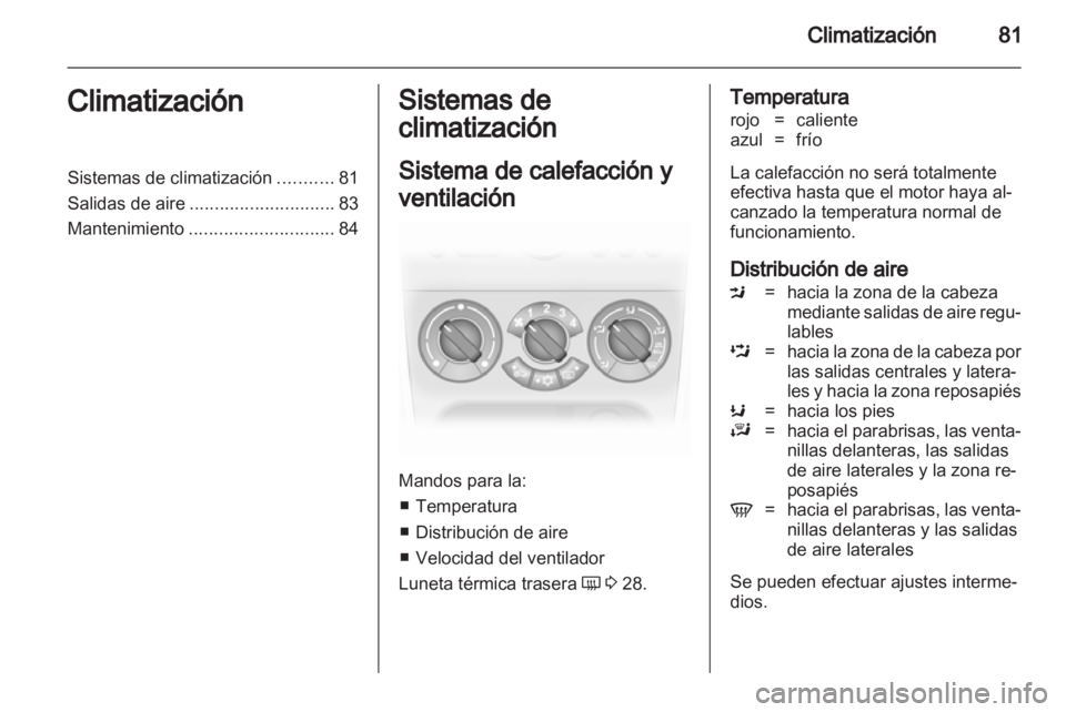OPEL AGILA 2012.5  Manual de Instrucciones (in Spanish) 
