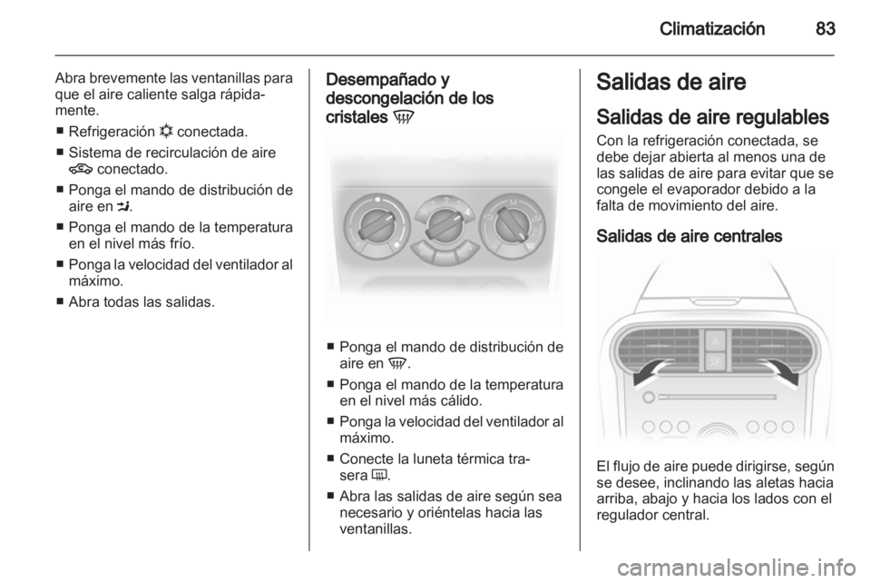 OPEL AGILA 2012.5  Manual de Instrucciones (in Spanish) 