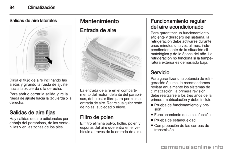 OPEL AGILA 2012.5  Manual de Instrucciones (in Spanish) 