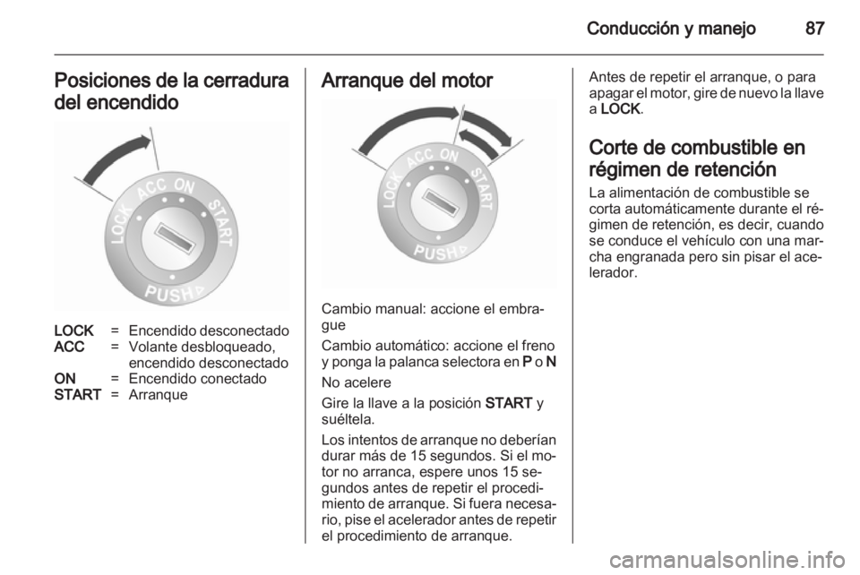 OPEL AGILA 2012.5  Manual de Instrucciones (in Spanish) 