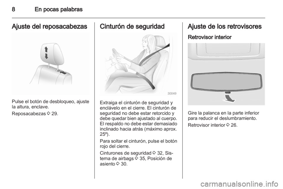 OPEL AGILA 2012.5  Manual de Instrucciones (in Spanish) 