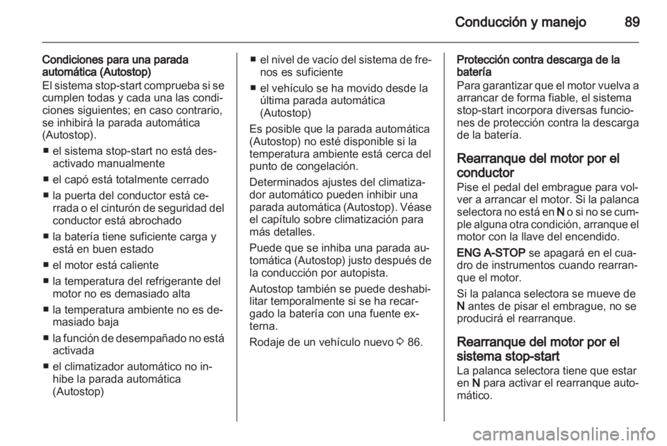 OPEL AGILA 2012.5  Manual de Instrucciones (in Spanish) 