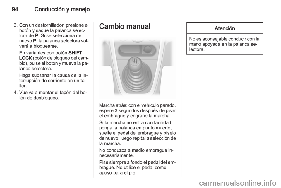 OPEL AGILA 2012.5  Manual de Instrucciones (in Spanish) 