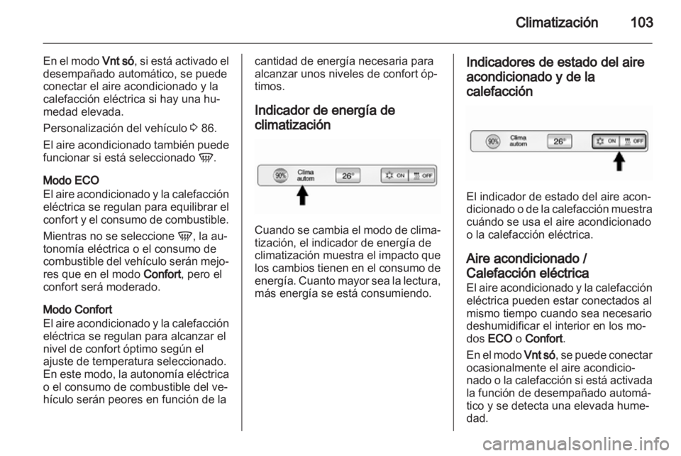 OPEL AMPERA 2012  Manual de Instrucciones (in Spanish) 