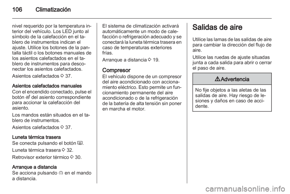 OPEL AMPERA 2012  Manual de Instrucciones (in Spanish) 