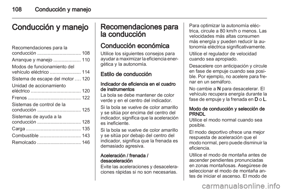 OPEL AMPERA 2012  Manual de Instrucciones (in Spanish) 