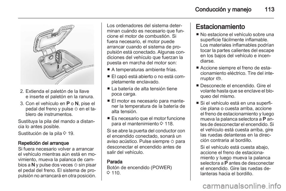 OPEL AMPERA 2012  Manual de Instrucciones (in Spanish) 