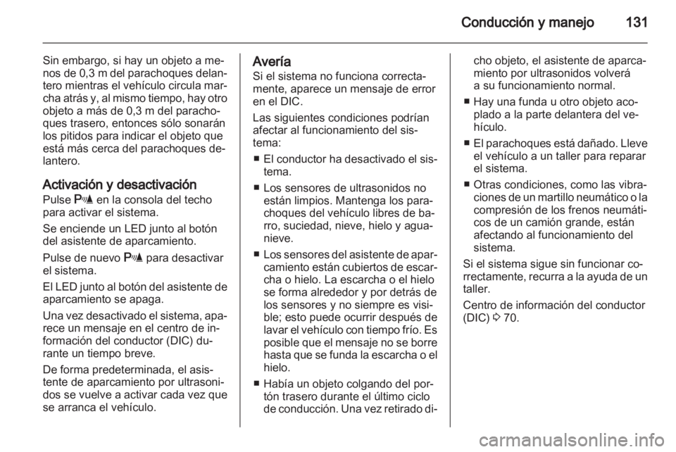 OPEL AMPERA 2012  Manual de Instrucciones (in Spanish) 
