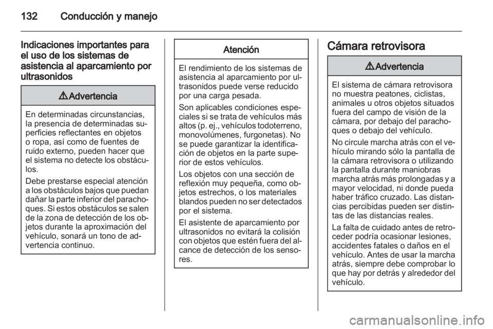 OPEL AMPERA 2012  Manual de Instrucciones (in Spanish) 