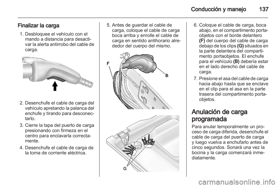 OPEL AMPERA 2012  Manual de Instrucciones (in Spanish) 