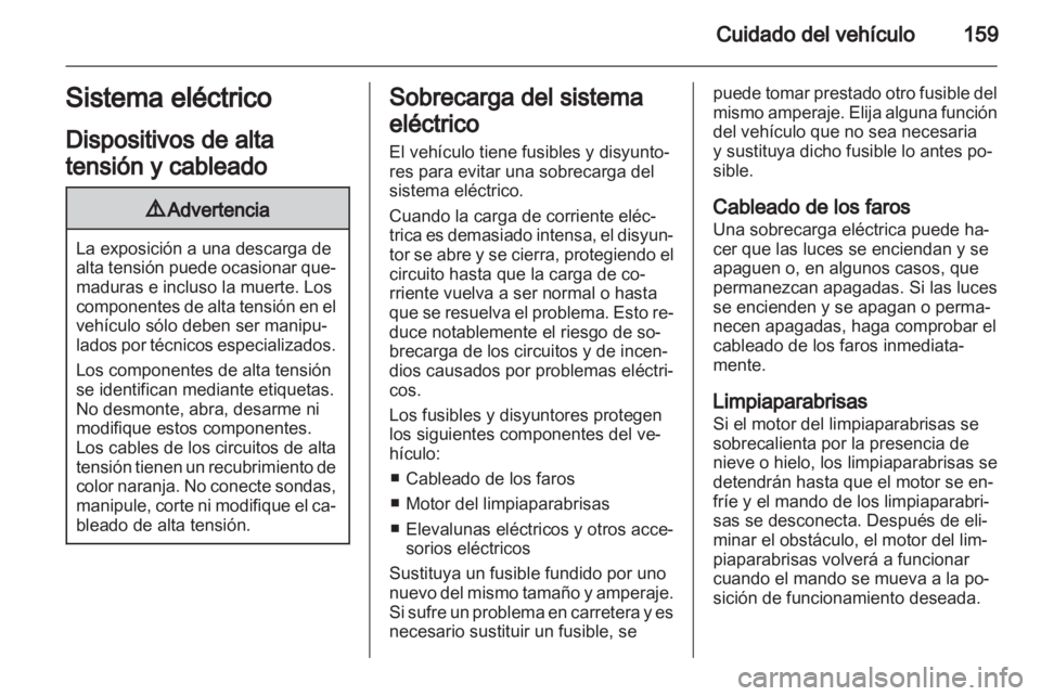OPEL AMPERA 2012  Manual de Instrucciones (in Spanish) 